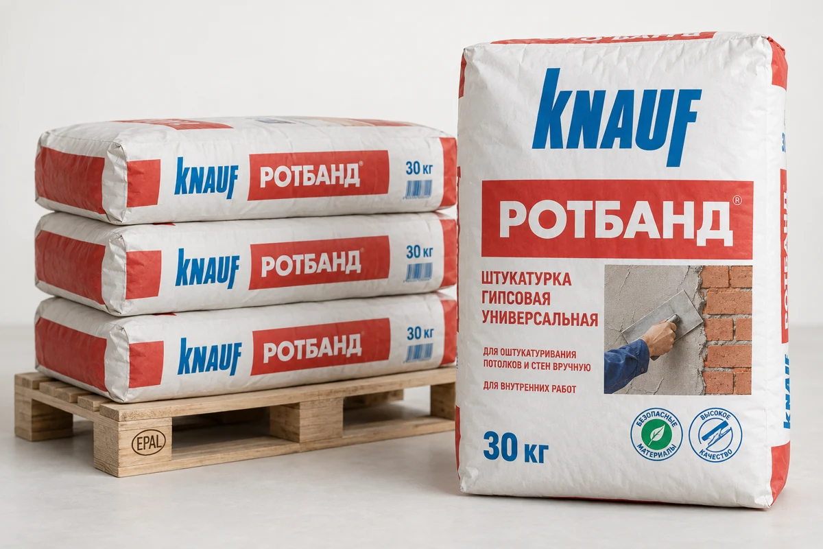 Бумажные мешки гипсовой штукатурки